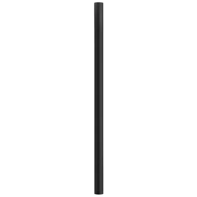 Wave Lighting 8' Black Smooth Round Direct Burial Post