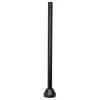 Wave Lighting 8' Black Surface Mount Post
