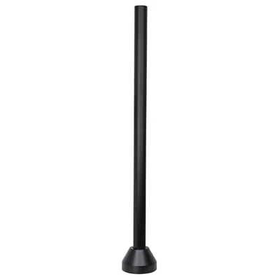Wave Lighting 8' Black Surface Mount Post