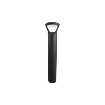 Wave Lighting Andronico 42" High Black Metal Led Bollard Light