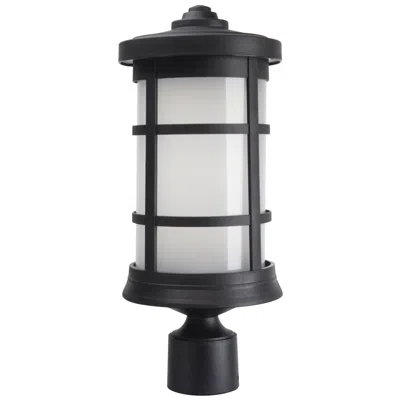 Wave Lighting Artisan 3000k Black Post Top With Frosted Diffuser