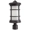 Wave Lighting Artisan 3000k Bronze Post Top With Frosted Diffuser
