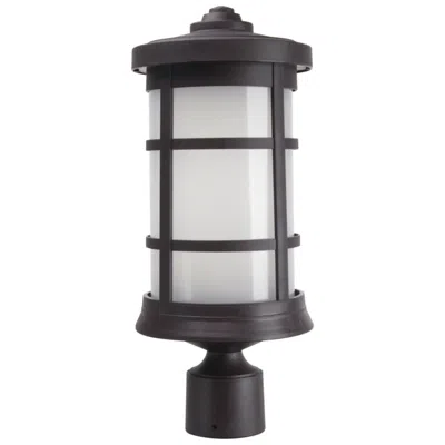 Wave Lighting Artisan 4000k Bronze Post Top With Frosted Diffuser
