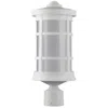 Wave Lighting Artisan 4000k White Post Top With Frosted Diffuser