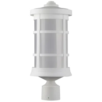 Wave Lighting Artisan 4000k White Post Top With Frosted Diffuser