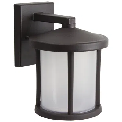 Wave Lighting Artisan Round 12" 4k Bronze Outdoor Light With Frosted L