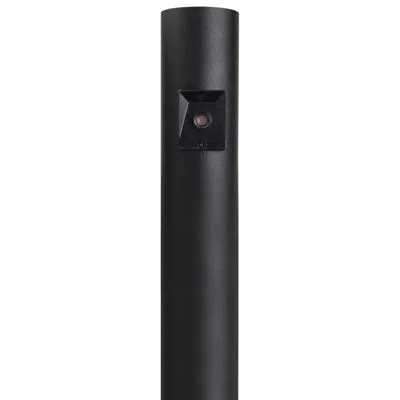Wave Lighting Black 84" High Dusk-to-dawn Direct Burial Lamp Post