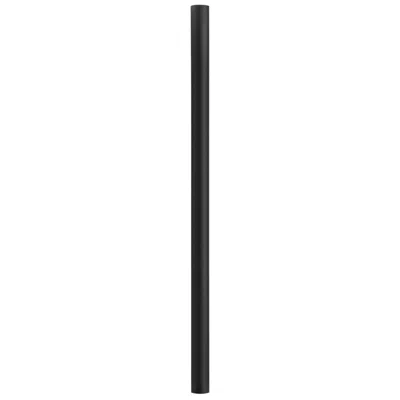 Wave Lighting Black 84" High Metal Outdoor Direct Burial Lamp Post