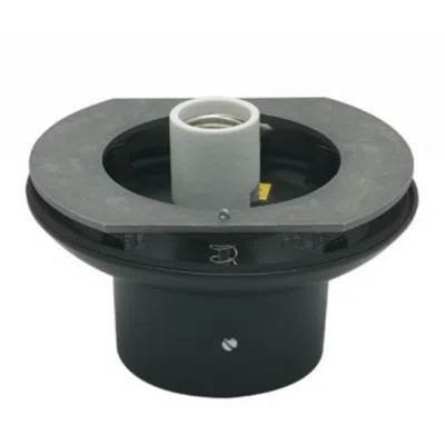 Wave Lighting Black Aluminum Post Top Fitter With Socket