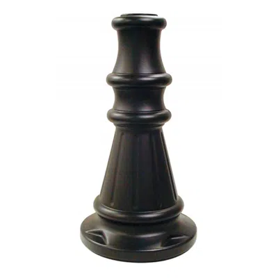 Wave Lighting Black Decorative Slip-on Base Cover For 3" Posts