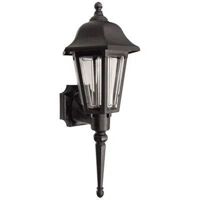 Wave Lighting Brentwood 21 1/2" Marine Grade Black Finish Traditional Outdoor Light