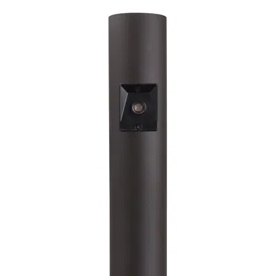 Wave Lighting Bronze 84" High Dusk-to-dawn Direct Burial Lamp Post