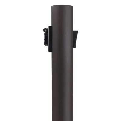 Wave Lighting Bronze 84" High Outlet Dusk-to-dawn Direct Burial Lamp Post