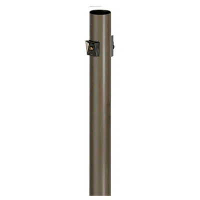 Wave Lighting Bronze 96" High Outlet Dusk-to-dawn Direct Burial Lamp Post