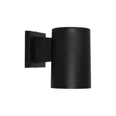 Wave Lighting Cylinder Black Down Light Wall Fixture