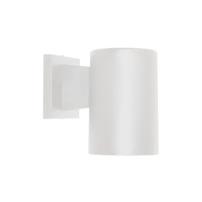 Wave Lighting Cylinder White Down Light Wall Fixture