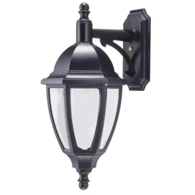 Wave Lighting Everstone Black Lr12 Wall Fixture Clear Acrylic, Photocell