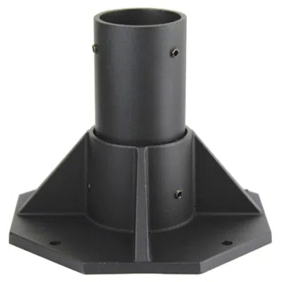 Wave Lighting Heavy Duty Black Aluminum Surface Mount Base