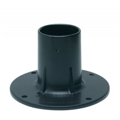 Wave Lighting Light Duty Black Aluminum Surface Mount Base