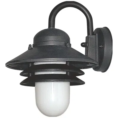 Wave Lighting Marlex Led Nautical 13" High Black Opal Outdoor Wall Light