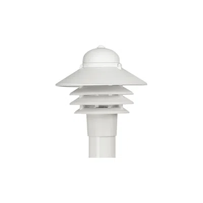 Wave Lighting Marlex Nautical 10" High White Outdoor Post Light