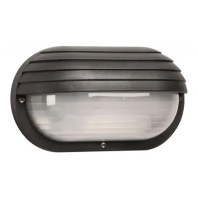 Wave Lighting Nautical Oblong Eyelid S77wf Black Wall Fixture