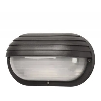 Wave Lighting Nautical Oblong Eyelid S77wf-l11 Black Wall Fixture