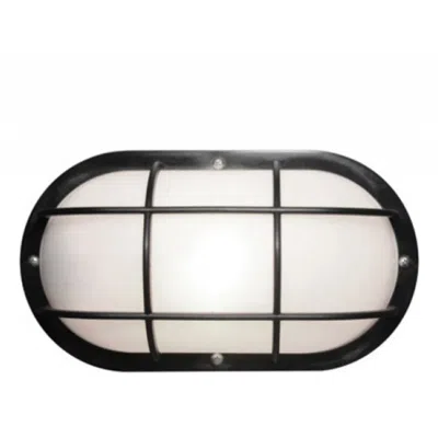 Wave Lighting Nautical Oblong S771wf Black Wall Fixture