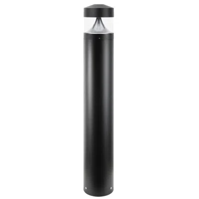 Wave Lighting Stender 39"h Black Surface Mount Led Landscape Bollard Light