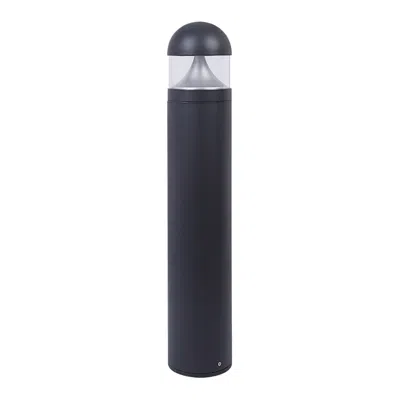 Wave Lighting Walkway 39 3/4" High Black 4000k Led Landscape Bollard Light