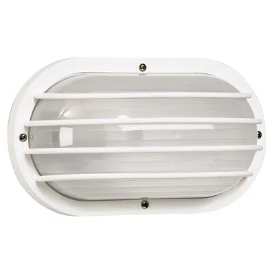 Wave Lighting Wave Nautical Bulk Head 10 1/2" White And Glass Outdoor Wall Light