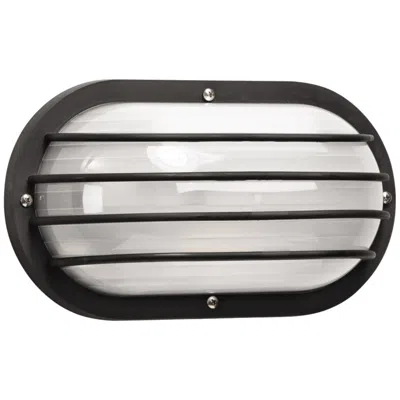 Wave Lighting Wave Nautical Bulk Head 10 1/2" Wide Black Outdoor Wall Light