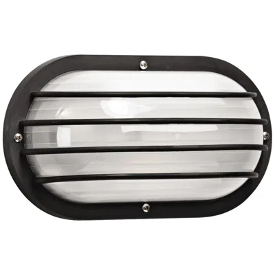 Wave Lighting Wave Nautical Bulk Head 10 5/8" Wide Led Black Outdoor Wall Light