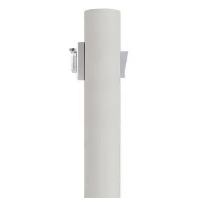 Wave Lighting White 84" High Outlet Dusk-to-dawn Direct Burial Lamp Post
