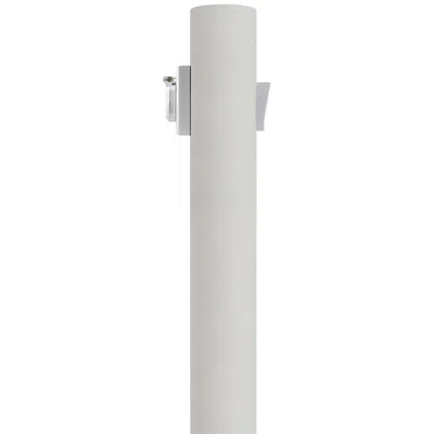 Wave Lighting White 96" High Outlet Dusk-to-dawn Direct Burial Lamp Post