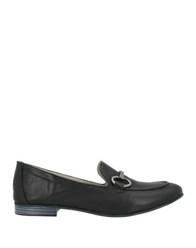 Wave Woman Loafers Black Size 7 Leather