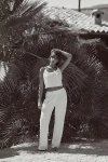 Waverles Pearly Cami + Pants Set In White