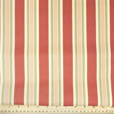 Waverly 100% Cotton Duck 45" Width Ribbon Rose Color Sewing Fabric By The Yard In Pink