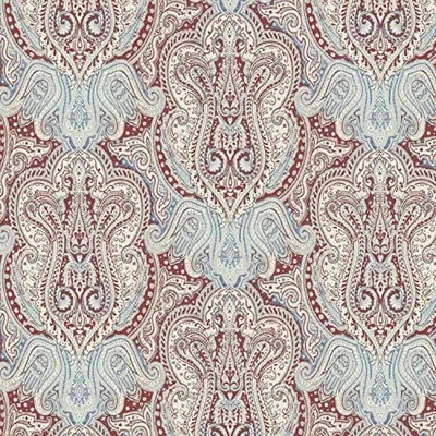Waverly 100% Cotton Duck Cloth Print 45" Wide, Diy Project, Craft & Quilt Fabric For Sewing, Upholstery Home In Red