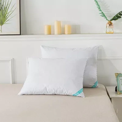 Waverly Antimicrobial Treated White Down Blend Pillow