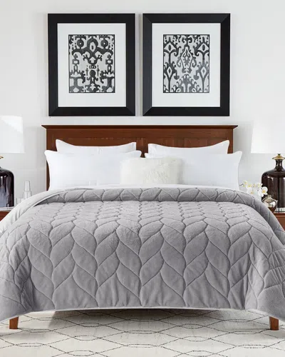 Waverly Cozy Down Alternative Blanket In Grey