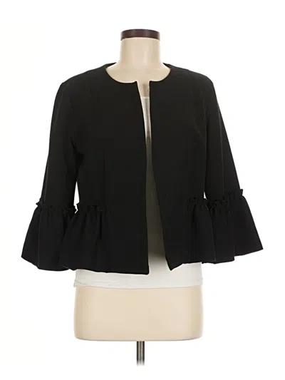 Pre-owned Waverly Grey Blazer Jacket In Black
