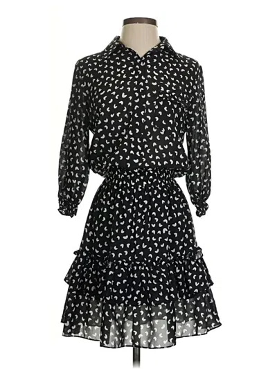 Pre-owned Waverly Grey Casual Dress In Black