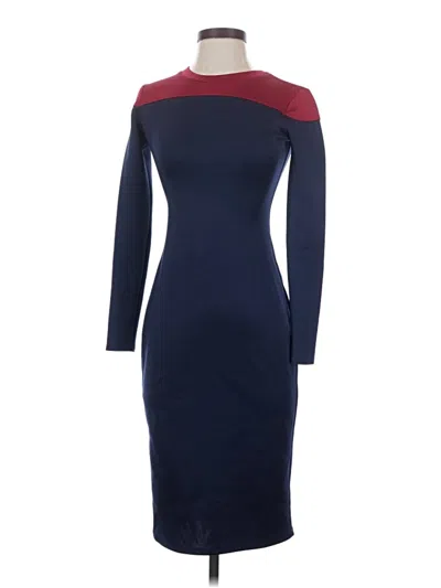 Pre-owned Waverly Grey Casual Dress In Burgundy