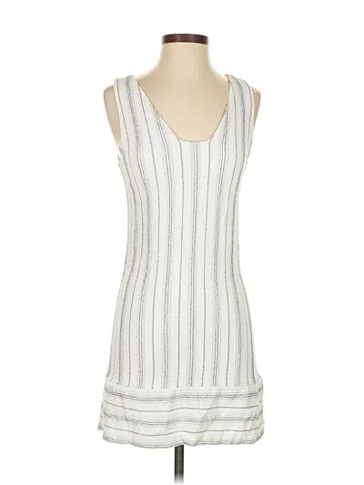 Pre-owned Waverly Grey Casual Dress In White