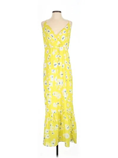 Pre-owned Waverly Grey Casual Dress In Yellow
