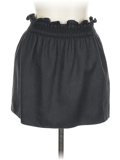 Pre-owned Waverly Grey Casual Skirt In Black
