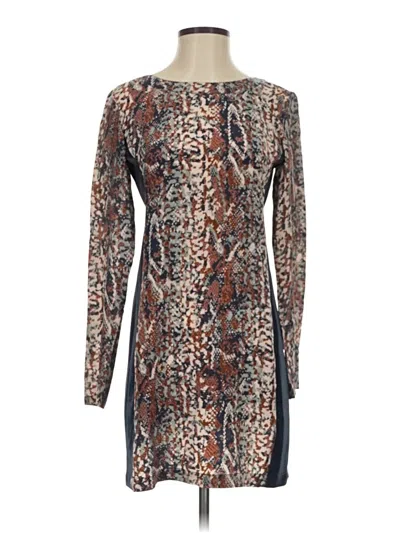 Pre-owned Waverly Grey Cocktail Dress In Brown