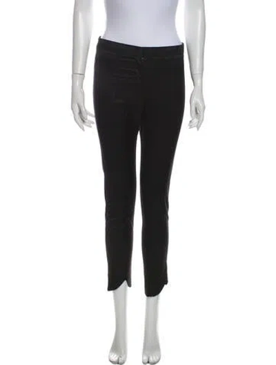 Pre-owned Waverly Grey Skinny Leg Pants In Black