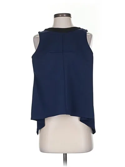 Pre-owned Waverly Grey Sleeveless Blouse In Blue